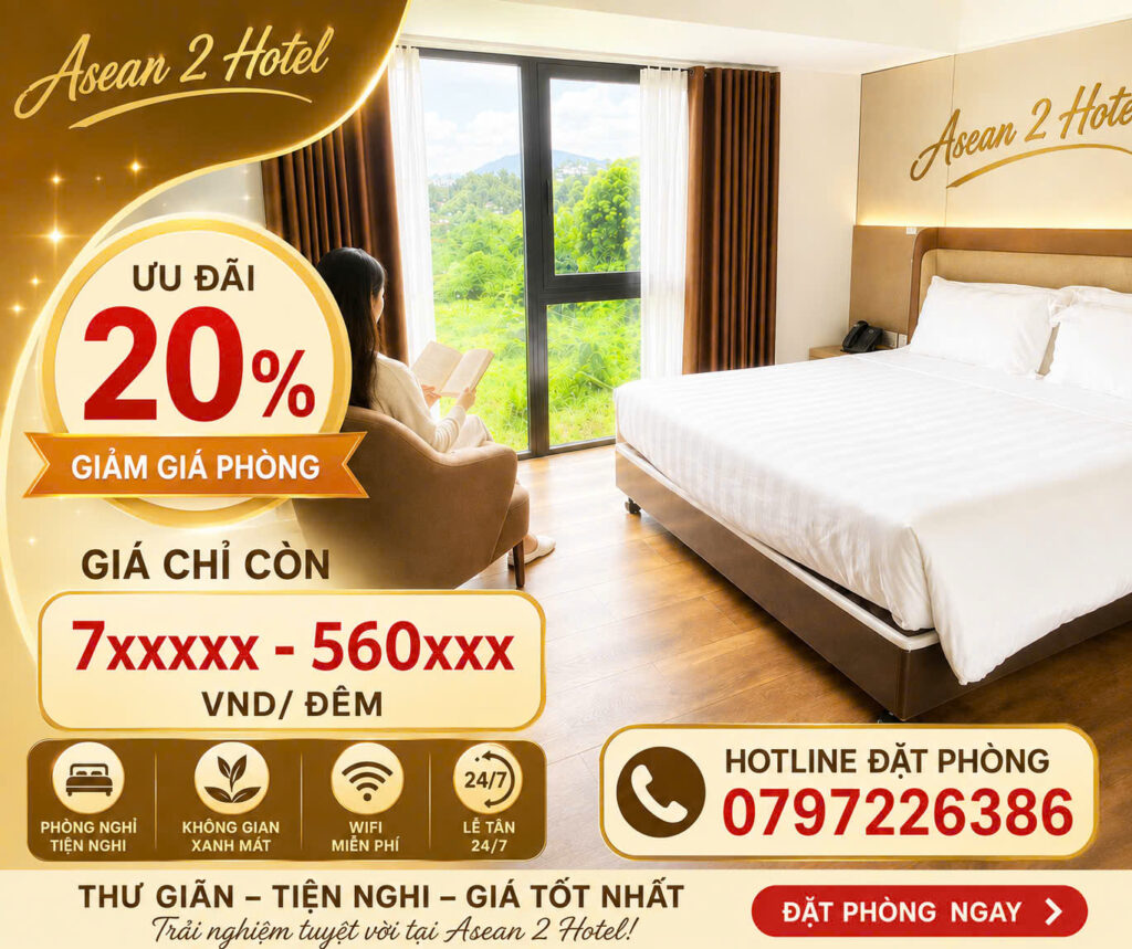 Đặt phòng ASEAN 2 HOTEL – Ưu đãi lên đến 20%