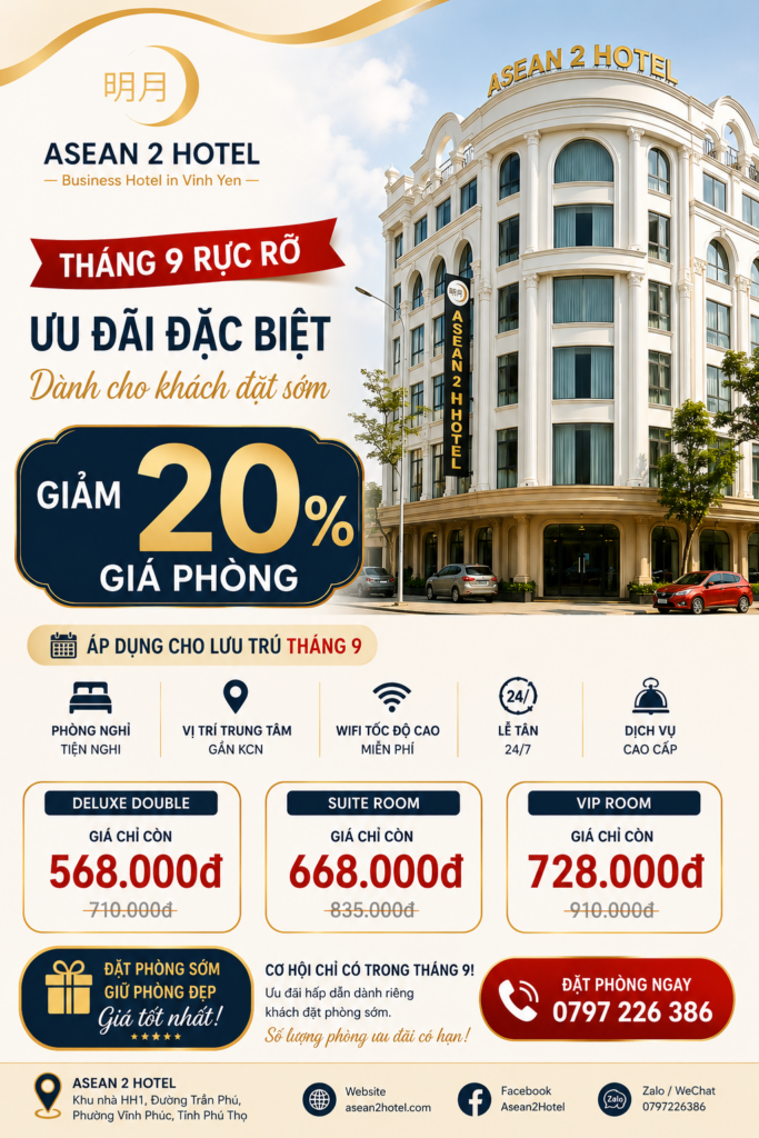 ASEAN 2 HOTEL 사전 예약 – 출장 일정을 미리 준비하세요