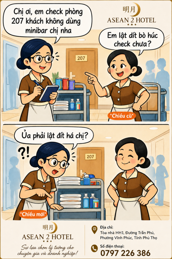 Chuyện nghề khách sạn: Những “mật mã” vui của nhân viên buồng phòng